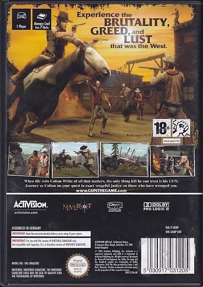 Gun - Nintendo GameCube (B Grade) (Genbrug)